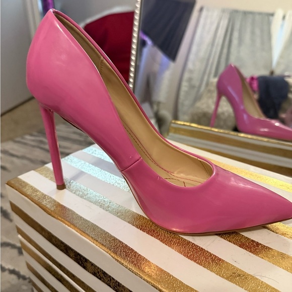 ANNE MICHELLE PUMPS POINTED TOE CONDITION-39 BARBIE PINK size 38 - Picture 3 of 10